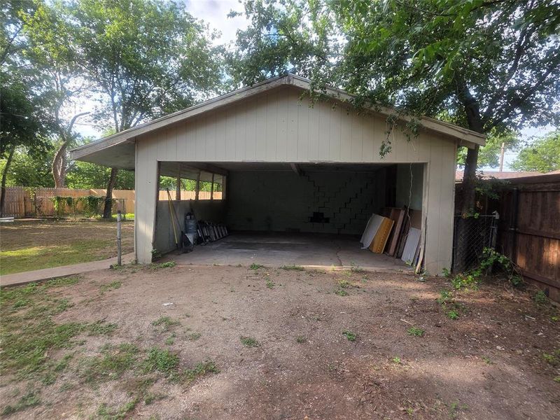 Detached Carport