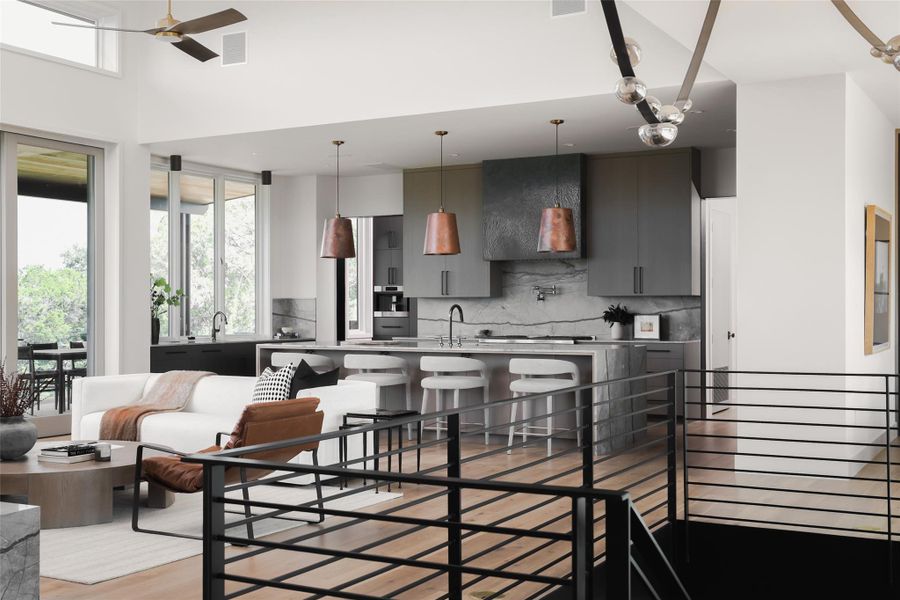 Furnished interior view inside a new home in , Austin (Image 8).