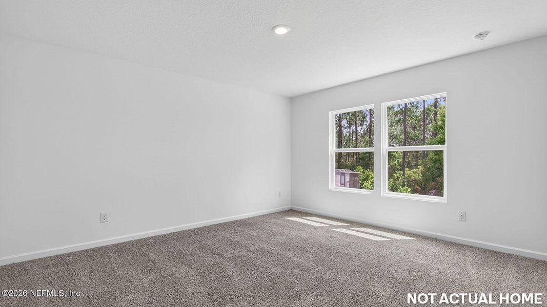 Spacious, unfurnished interior of a new home in The Arbors, Jacksonville (Image 15).