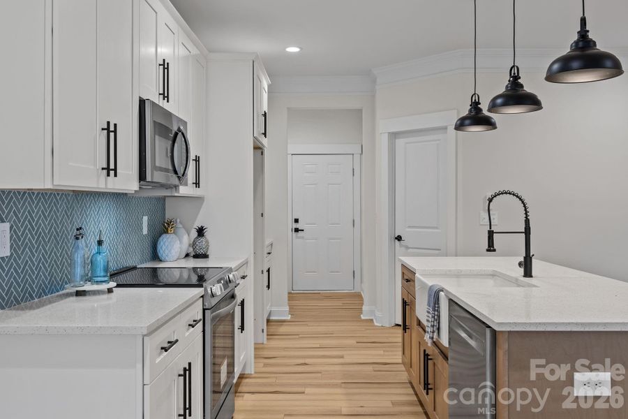 Furnished interior view inside a new home in , Salisbury (Image 10).