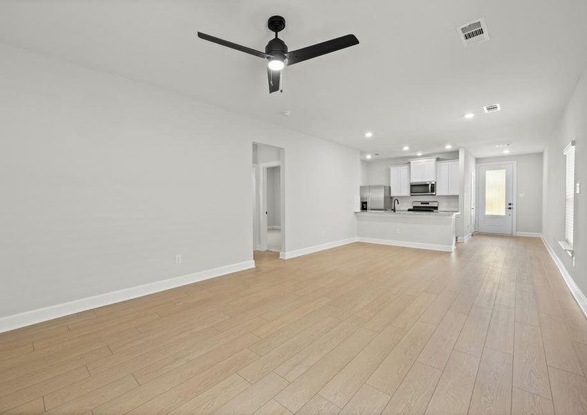 The Cedar is an open-concept floor plan which is great for family living. The Cedar is an open-concept floor plan which is great for family living.