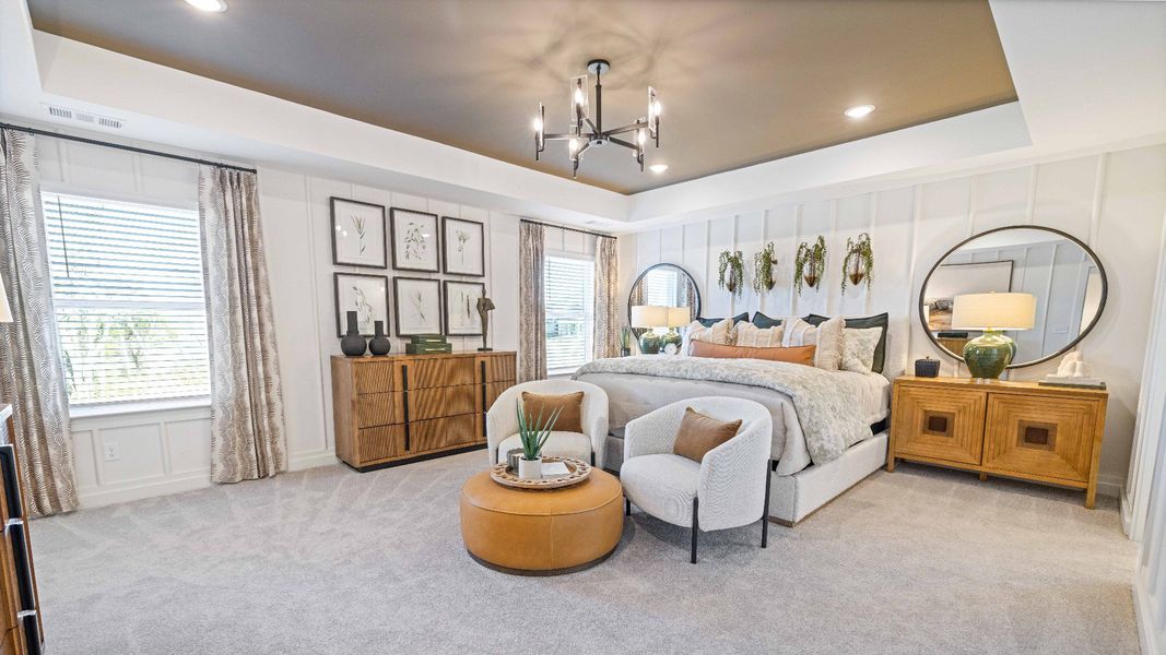 Representative furnished interior of a home built from the Wynwood by DRB Homes in McClure Farms, Columbia (Image 18).