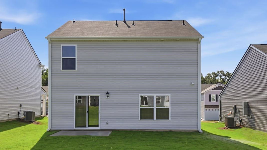 Exterior details and patio area of a home in Cedar Gap, Fountain Inn (Image 21).