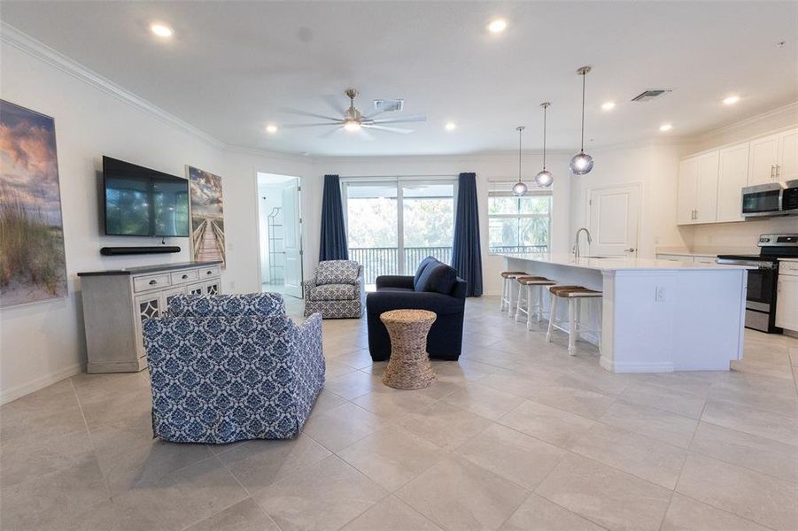 Furnished interior view inside a new home in , Punta Gorda (Image 14). Furnished interior view inside a new home in , Punta Gorda (Image 14).