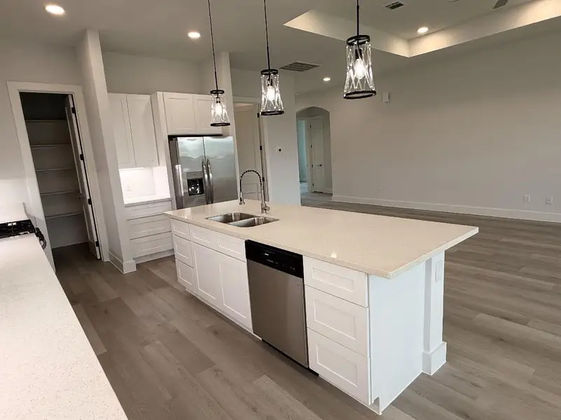 Furnished interior view inside a new home in , Houston (Image 2).