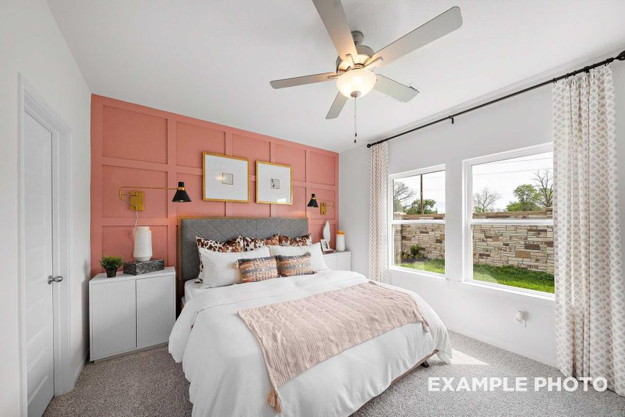 Furnished interior view inside a new home in Caney Creek Place, Conroe (Image 33). Furnished interior view inside a new home in Caney Creek Place, Conroe (Image 33).