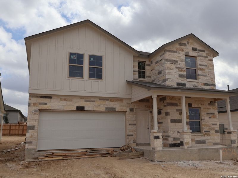 In-progress construction of a new home in Mesquite Ridge, San Antonio, TX (Image 32). In-progress construction of a new home in Mesquite Ridge, San Antonio, TX (Image 32).