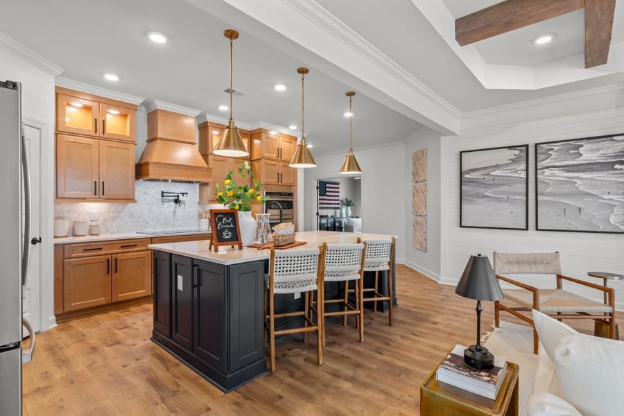 Representative furnished interior of a home built from the The Surfrider by Chesapeake Homes in Coastal Club of the Carolinas, Calabash (Image 12).