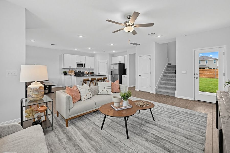 Representative furnished interior of a home built from the Grouse by Taylor Morrison in Emory Crossing, Hutto (Image 7).