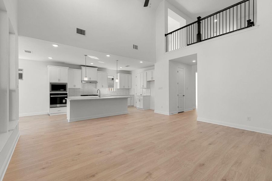 From Family Room to Open Concept Kitchen