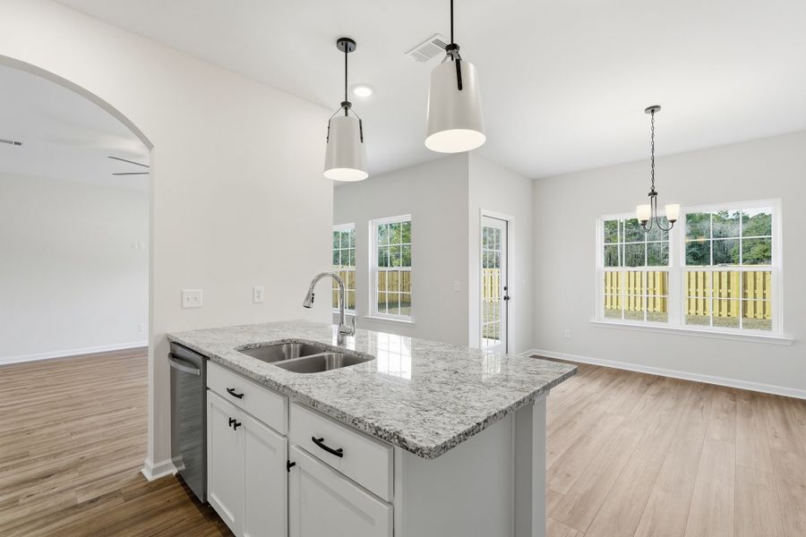 Representative furnished interior of a home built from the The Ryon by RTS Homes in The Pointe at Villages on Marne, Hinesville (Image 9).