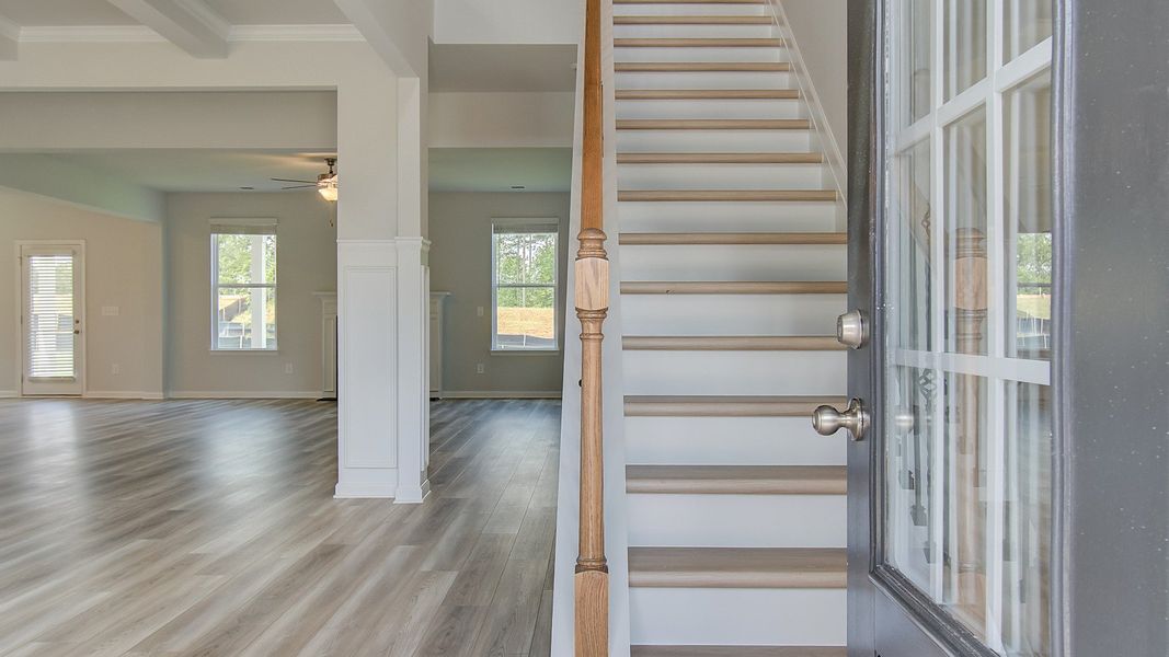 Furnished interior view inside a new home in Westwind Estates, Hampton (Image 4).