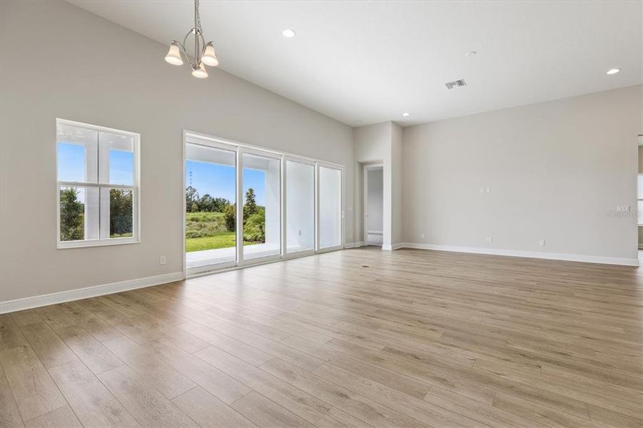 Spacious, unfurnished interior of a new home in Mirada, San Antonio (Image 16). Spacious, unfurnished interior of a new home in Mirada, San Antonio (Image 16).