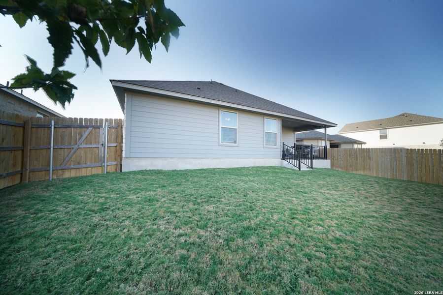 Exterior details and patio area of a home in , Belton (Image 25).