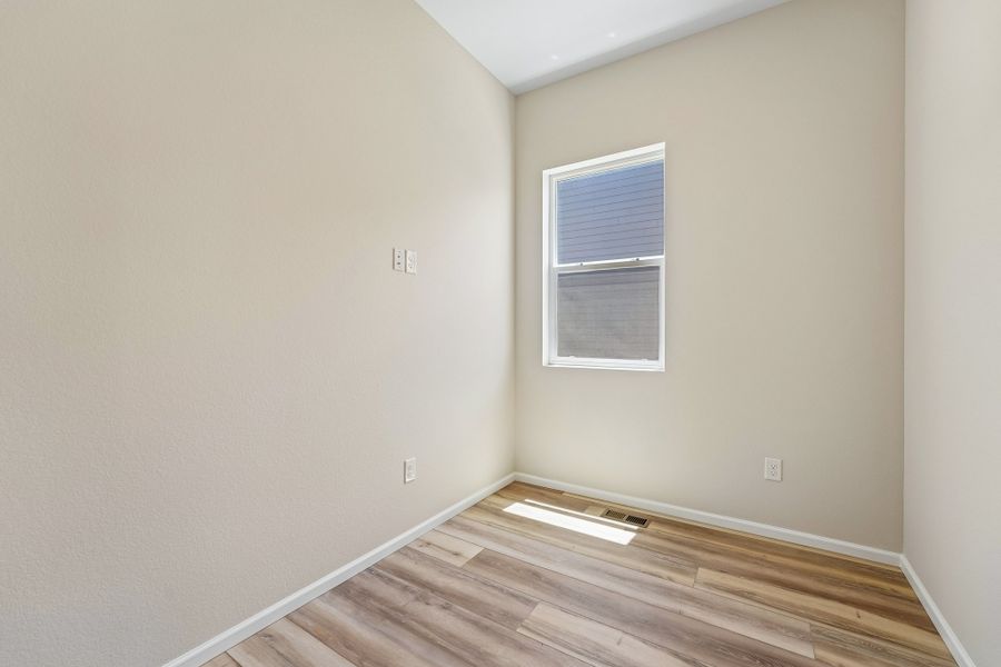 Spacious, unfurnished interior of a new home in The Manors Collection at Golden Overlook, Lakewood (Image 23). Spacious, unfurnished interior of a new home in The Manors Collection at Golden Overlook, Lakewood (Image 23).