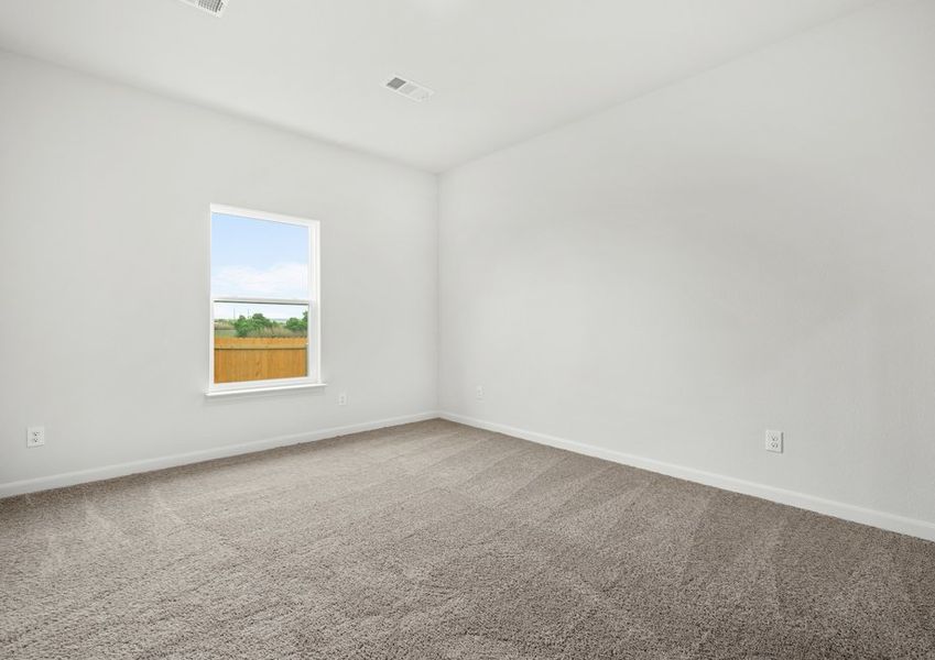 The master bedroom has a large window that lets in great, natural light. The master bedroom has a large window that lets in great, natural light.