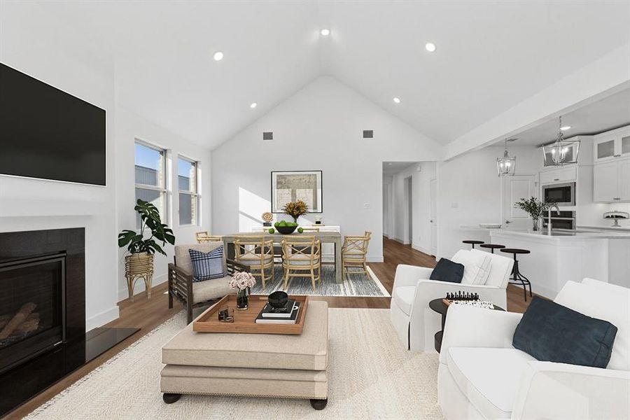 Furnished interior view inside a new home in Heritage Ranch, Sherman (Image 15).