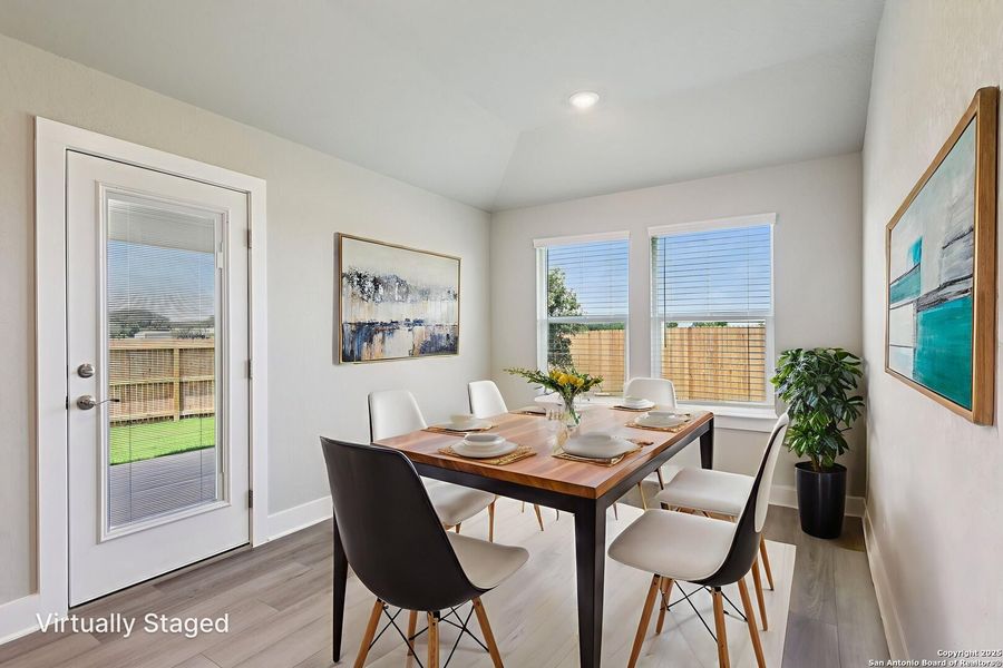 Furnished interior view inside a new home in Carmel Ranch, Schertz (Image 7). Furnished interior view inside a new home in Carmel Ranch, Schertz (Image 7).