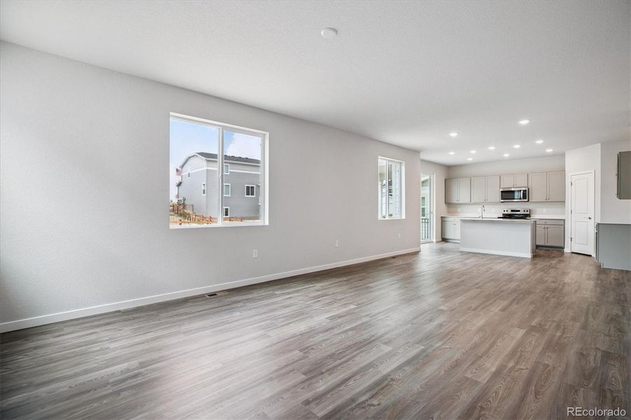 Spacious, unfurnished interior of a new home in Spring Valley Ranch, Elizabeth (Image 10). Spacious, unfurnished interior of a new home in Spring Valley Ranch, Elizabeth (Image 10).