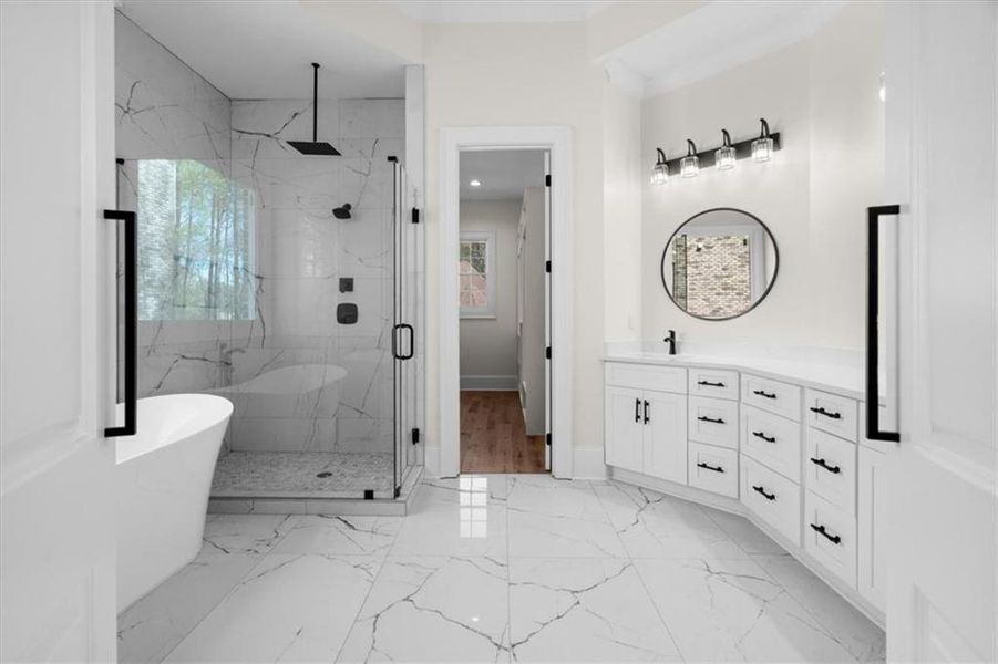 Furnished interior view inside a new home in , Douglasville (Image 17).