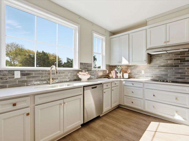 Representative furnished interior of a home built from the Bellamy by Tri Pointe Homes in Bellflower, Charlotte (Image 27).