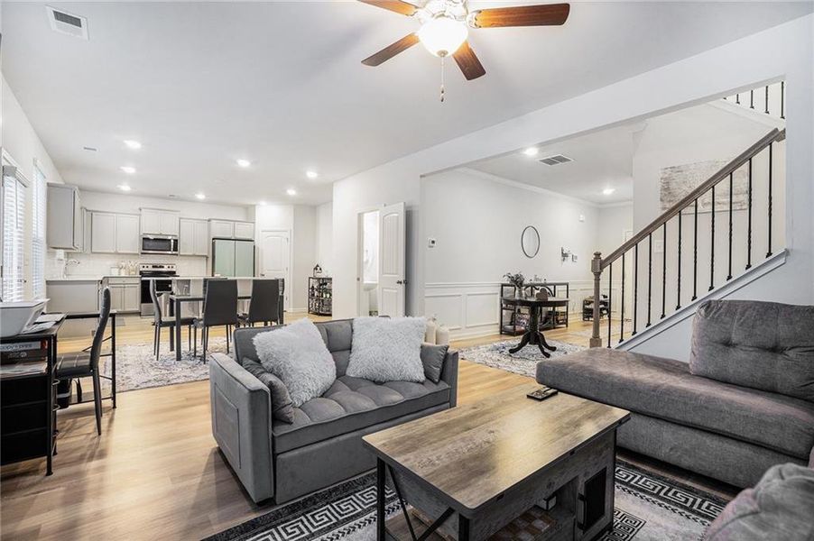 Furnished interior view inside a new home in Ridgewater, Loganville (Image 8).