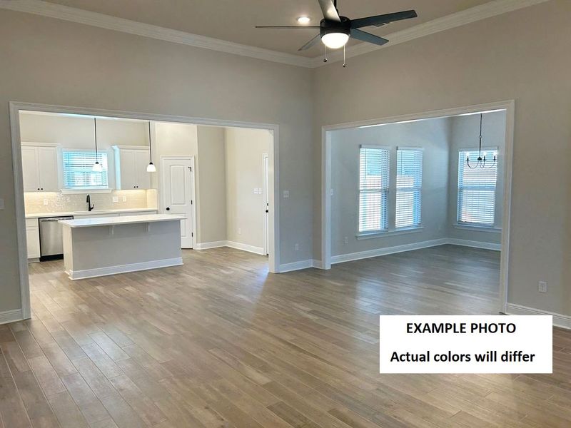 Spacious, unfurnished interior of a new home in Bird Song at Hammock Bay, Freeport (Image 8).
