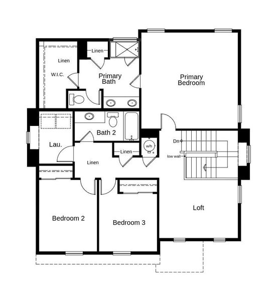 2D floor plan layout of this home in Turnberry, Commerce City, CO (Image 3).