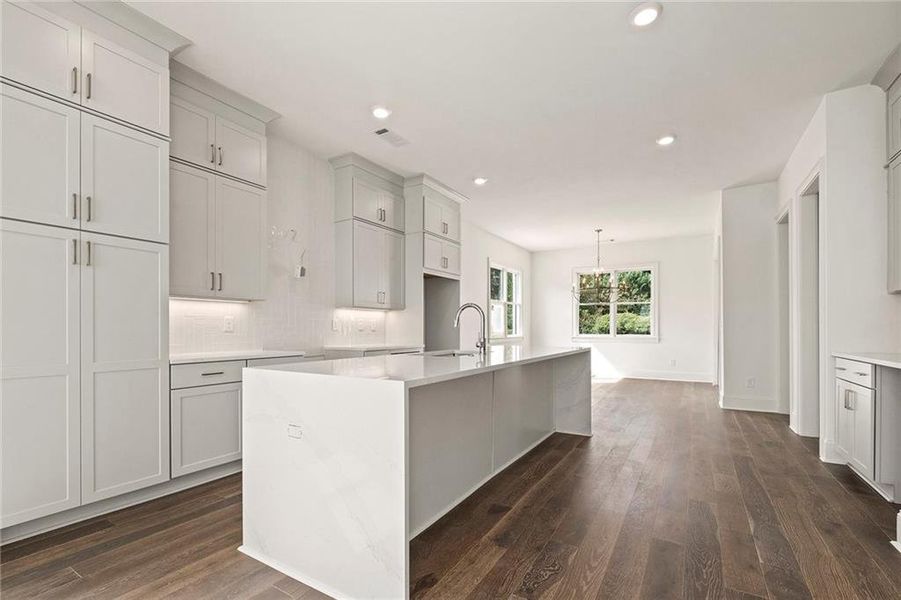 Furnished interior view inside a new home in , Atlanta (Image 8).
