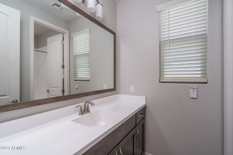 Furnished interior in a model home at Calistoga at Estrella Commons in Goodyear (Image 22). Furnished interior in a model home at Calistoga at Estrella Commons in Goodyear (Image 22).
