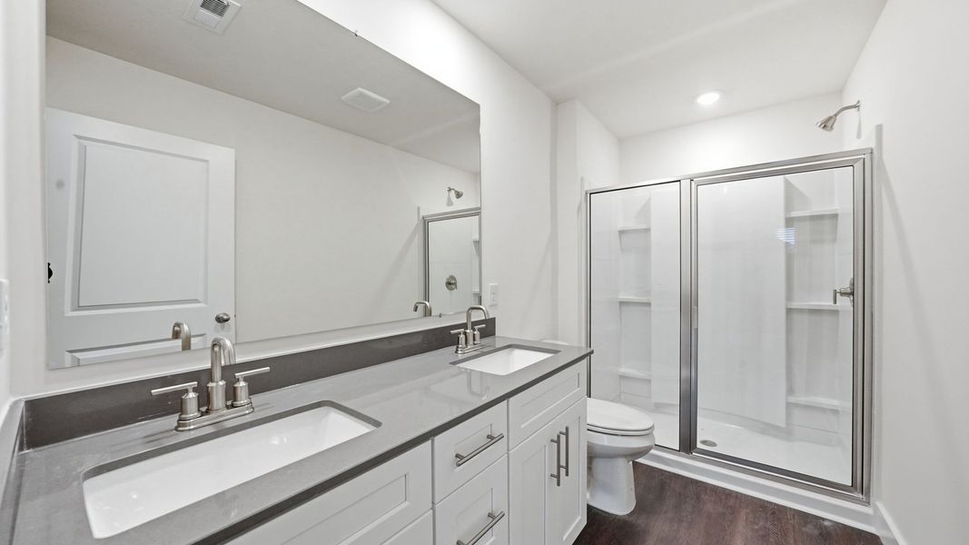 Furnished interior view inside a new home in Fieldcrest Acres Townhomes, Blountville (Image 9).