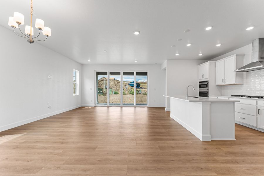 Representative unfurnished interior of a home built from the Bailey by Taylor Morrison in Dawson Trails Town Collection, Castle Rock (Image 8).
