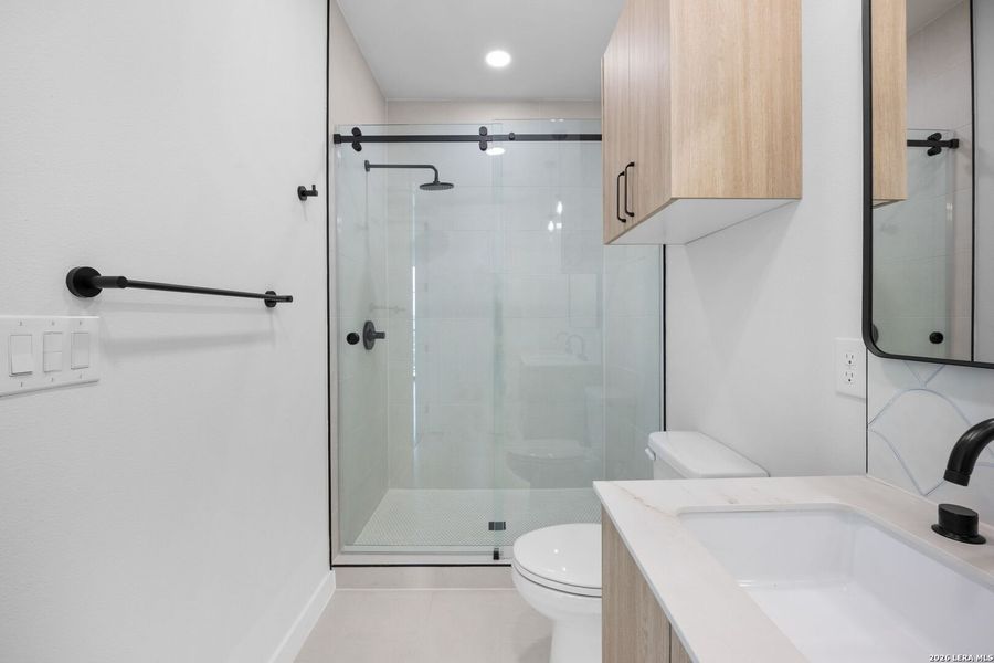 Furnished interior view inside a new home in , New Braunfels (Image 7).