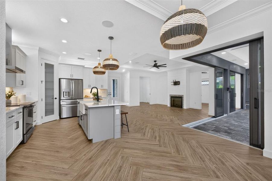Furnished interior view inside a new home in , Rotonda West (Image 15).