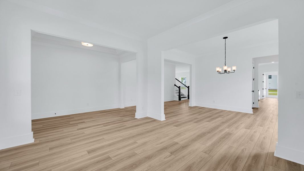 Representative furnished interior of a home built from the Preakness II by DRB Homes in Ballam Oaks, Mount Pleasant (Image 11). Representative furnished interior of a home built from the Preakness II by DRB Homes in Ballam Oaks, Mount Pleasant (Image 11).