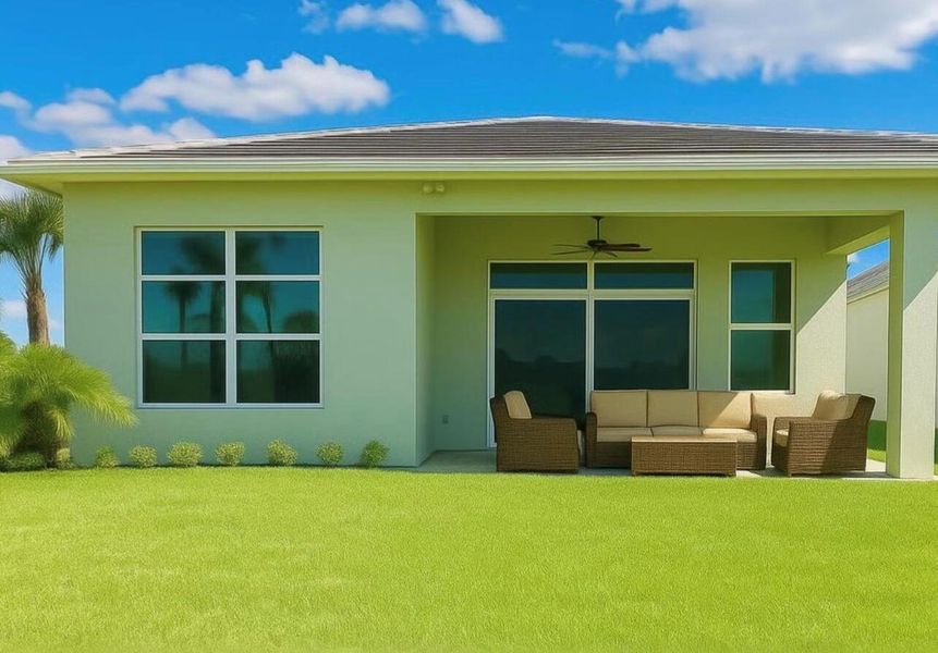 Exterior details and patio area of a home in , Westlake (Image 20). Exterior details and patio area of a home in , Westlake (Image 20).