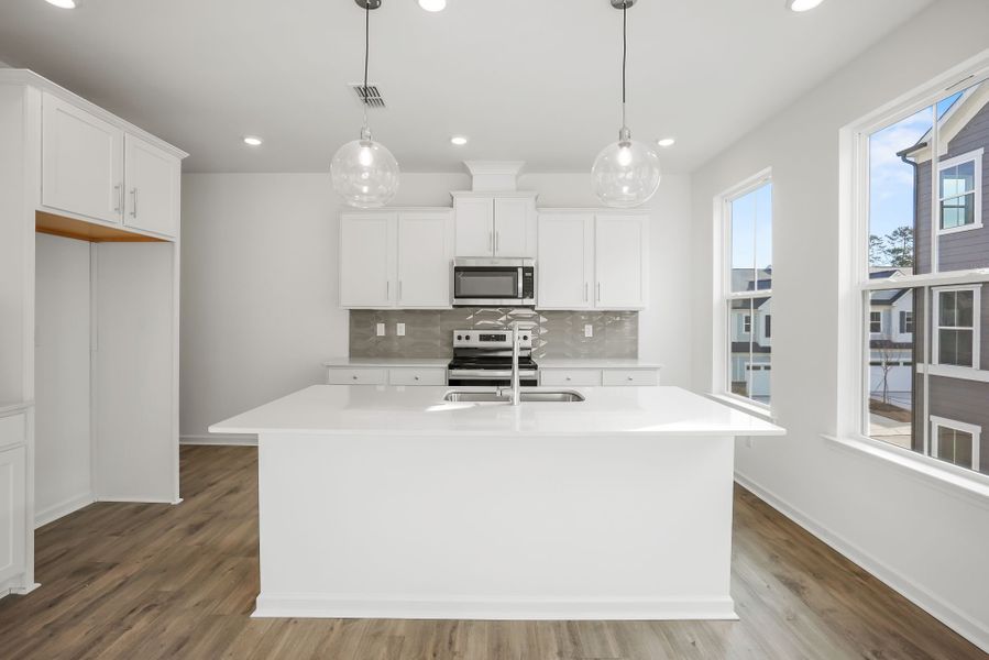 Furnished interior view inside a new home in Galloway Towns, Charlotte (Image 9).