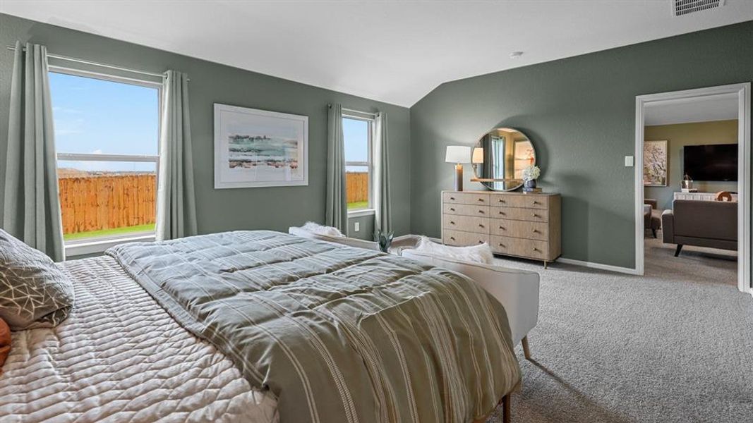 Furnished interior view inside a new home in Rosewood at Beltmill, Fort Worth (Image 15). Furnished interior view inside a new home in Rosewood at Beltmill, Fort Worth (Image 15).