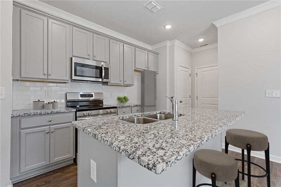 Furnished interior view inside a new home in High Shoals, Dallas (Image 9).