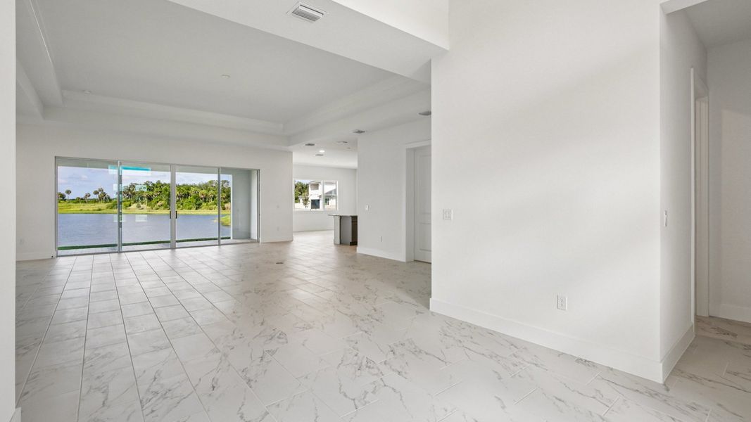 Furnished interior view inside a new home in Biscayne Landing at Seaire, Parrish (Image 17).