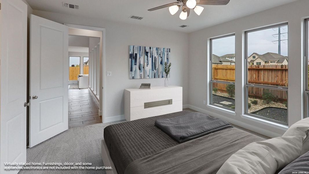 Furnished interior view inside a new home in Haby Hill, San Antonio (Image 15).