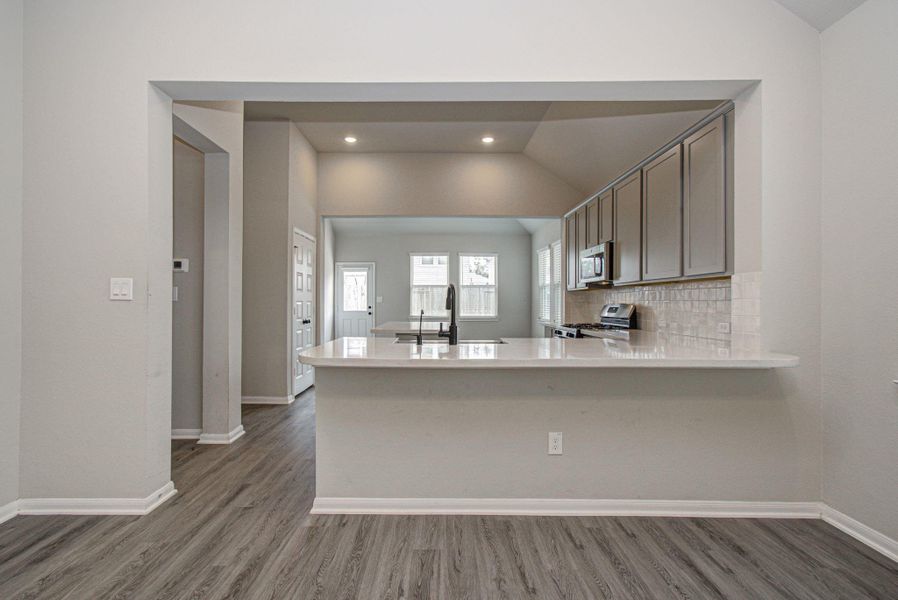 Furnished interior view inside a new home in The Landing, New Caney (Image 17).