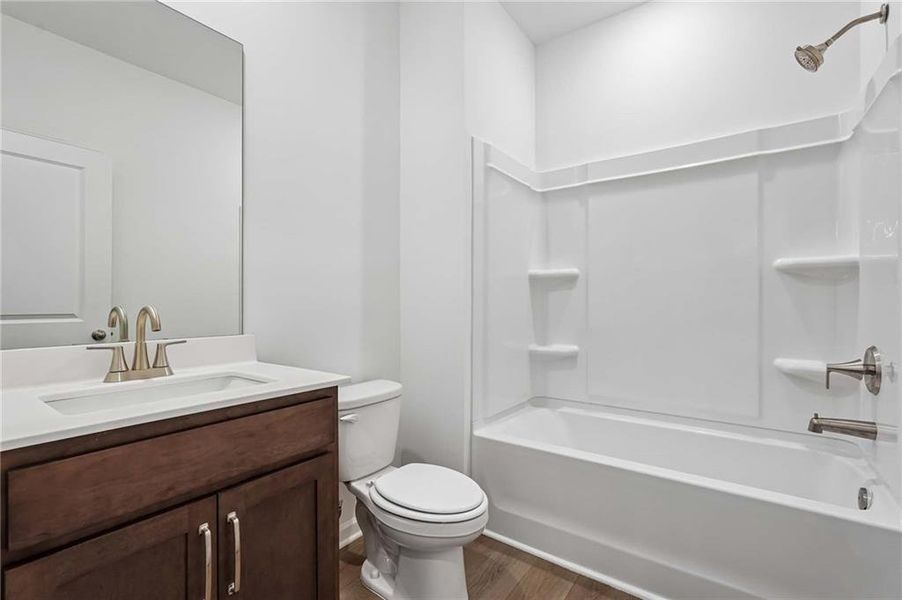 Furnished interior view inside a new home in Langston Reserve, Cartersville (Image 7).