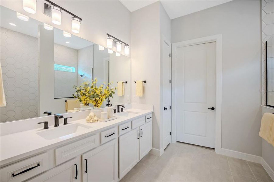 Furnished interior view inside a new home in Del Webb Stone Creek, Ocala (Image 35).
