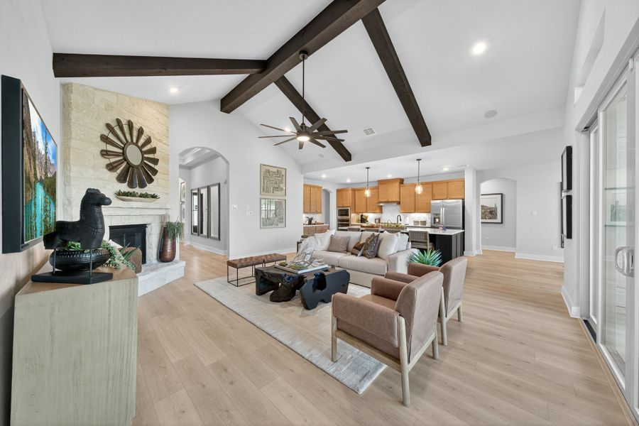 Furnished interior view inside a new home in Country Village Estates, Castroville (Image 8). Furnished interior view inside a new home in Country Village Estates, Castroville (Image 8).