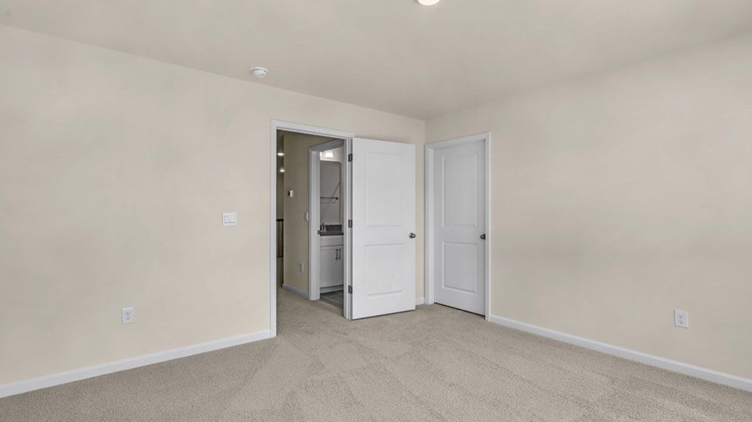 Representative unfurnished interior of a home built from the Linville by D.R. Horton in The Meadows at Kinsley, Jamestown (Image 25).