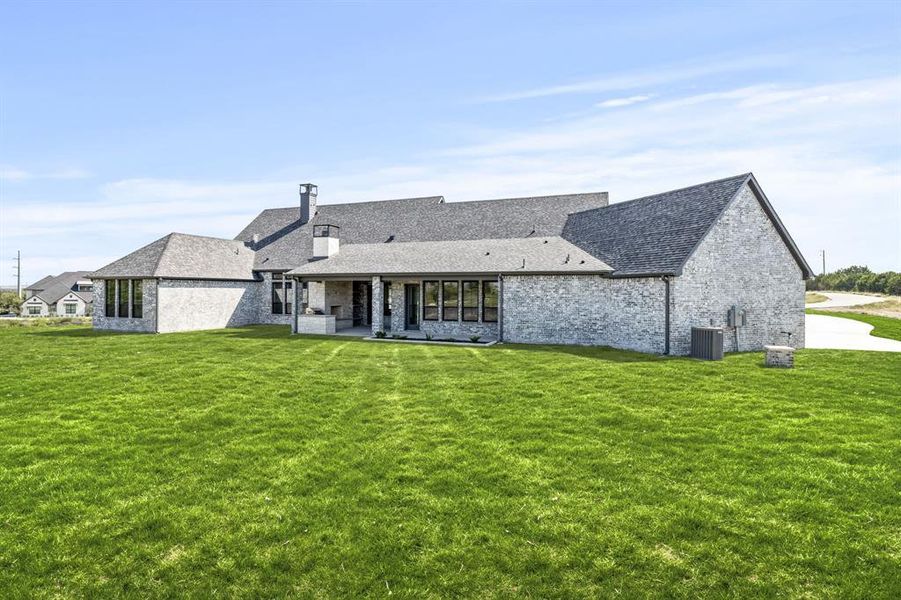 Backyard  View of Home