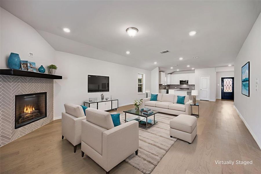 Furnished interior view inside a new home in , Princeton (Image 14).