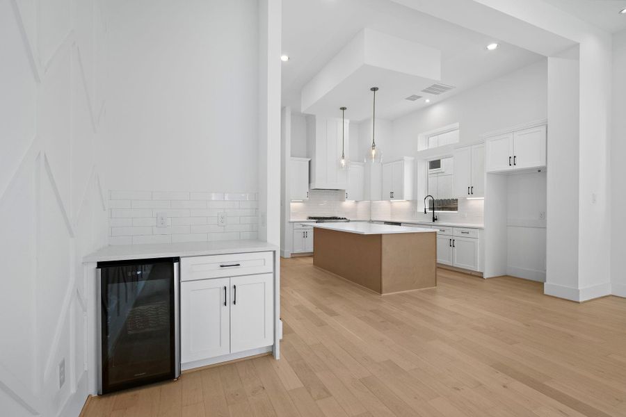 Close-up of convenient bar area. (Photos are of a previously completed home. Finishes are subject to change.) Close-up of convenient bar area. (Photos are of a previously completed home. Finishes are subject to change.)