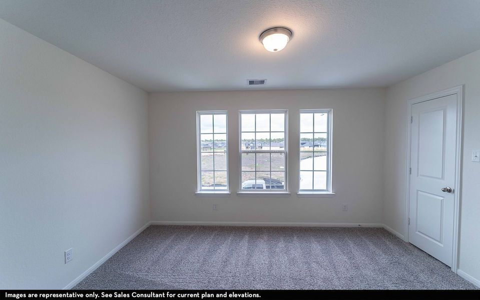 Representative unfurnished interior of a home built from the Lavaca by CastleRock Communities in Austin Colony, Brazoria (Image 19).